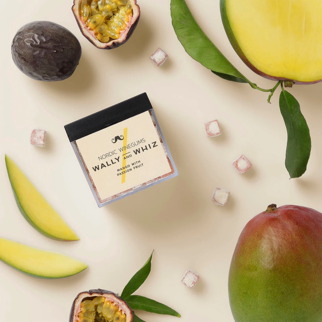 Wally & Whiz Vegan Nordic Winegums - Mango With Passionfruit 3 Wally & Whiz Vegan Nordic Winegums - Mango With Passionfruit