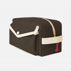 YKRA Cotton Canvas Dopp Toiletry Bag - Khaki Bags