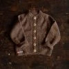 Mormor.nu Tops & Sweaters Hand-Knitted Alpaca Grethe Cardigan - Cocoa 2 Mormor.nu Tops & Sweaters Hand-Knitted Alpaca Grethe Cardigan - Cocoa