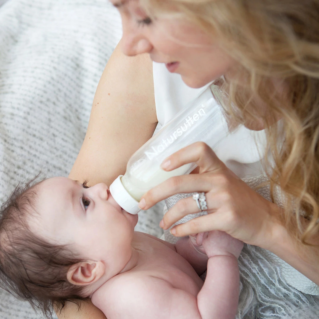 Natursutten Glass And Natural Rubber Baby Bottle 240ml - 2 Pack 4 Natursutten Glass And Natural Rubber Baby Bottle 240ml - 2 Pack