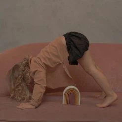 Raduga Grëz Handmade Wooden Oval Rainbow Stacker Toys