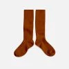 Collegien Babies & Kids Cotton Knee Socks - Cinnamon Cotton & Linen