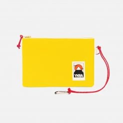 YKRA Cotton Canvas Pouch - Yellow Bags