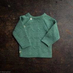 Reiff Tops & Sweaters Organic Merino Wool Wrap Cardigan - Sage