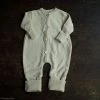 Reiff Organic Merino Wool/Silk Terry Sleep Suit/Romper- Natural Baby Wool