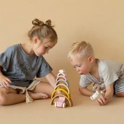 Raduga Grëz Handmade Wooden Arch Stacker - Sand