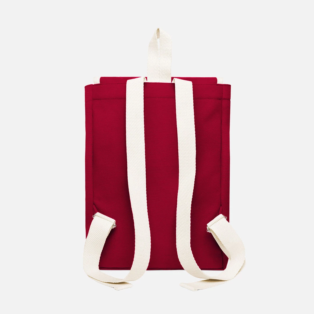 YKRA Cotton Canvas Scout Backpack - Bordeaux 5 YKRA Cotton Canvas Scout Backpack - Bordeaux
