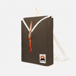 YKRA Cotton Canvas Scout Backpack - Khaki Bags