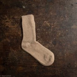 Lana Bambini Adult’s Camel Wool Socks - Oak 12 Lana Bambini Adult’s Camel Wool Socks - Oak