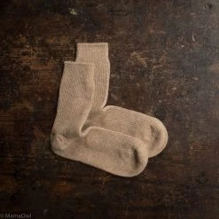 Lana Bambini Adult’s Camel Wool Socks - Oak 11 Lana Bambini Adult’s Camel Wool Socks - Oak
