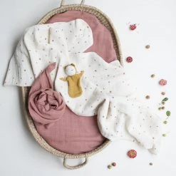 Fabelab Organic Cotton Swaddle - Clay